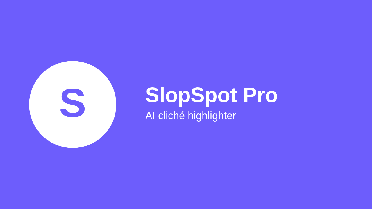 SlopSpot Pro screenshot 1