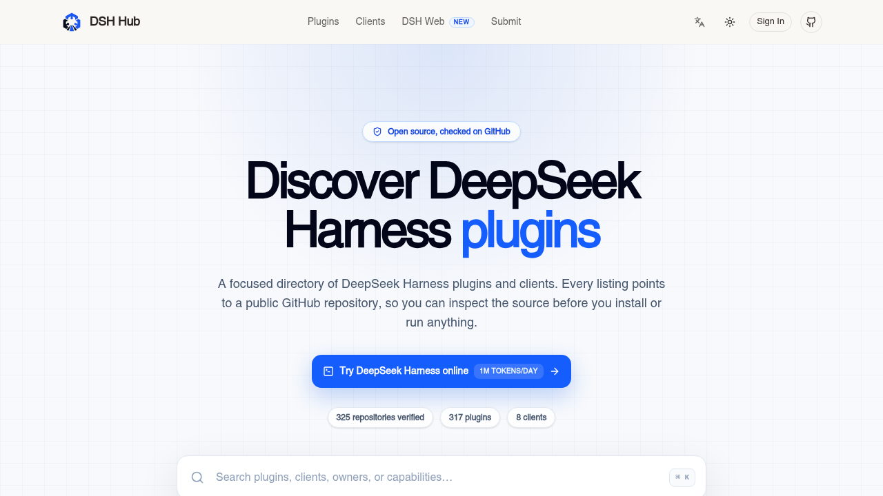 DSH Hub screenshot 1