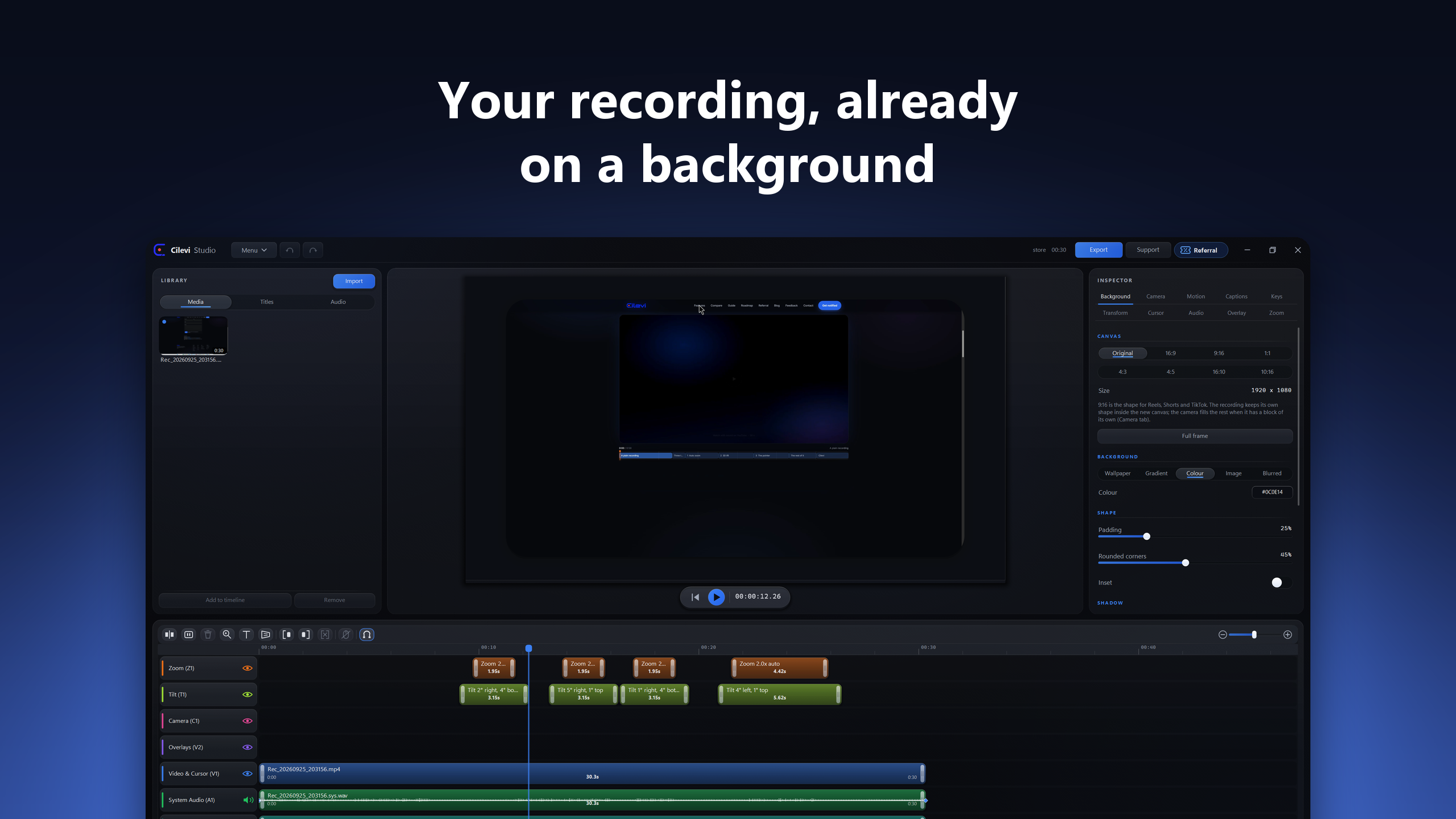 Cilevi screenshot 1