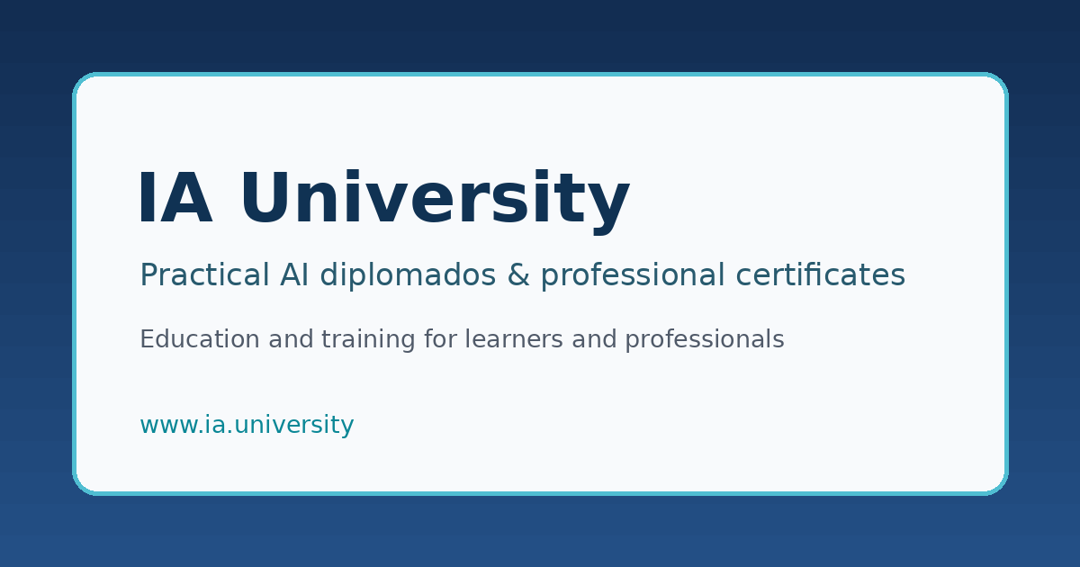IA University screenshot 1