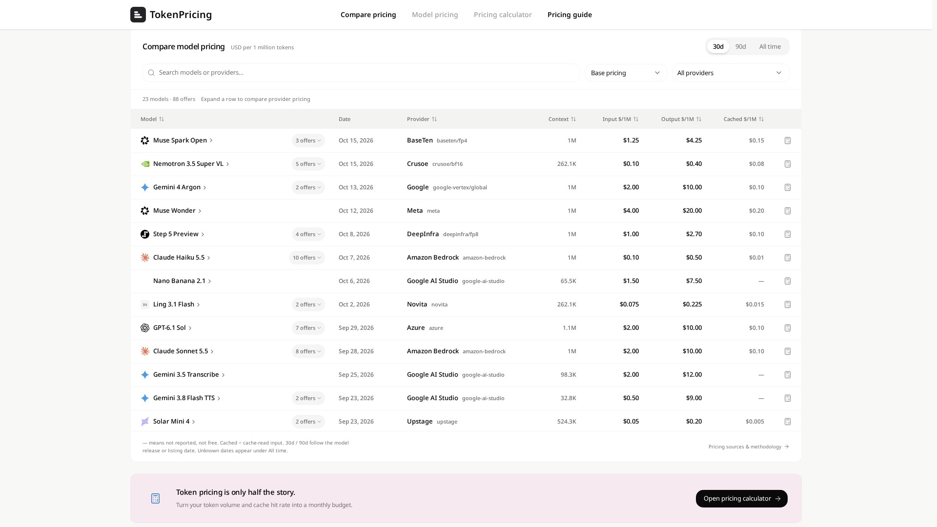 TokenPricing screenshot 2