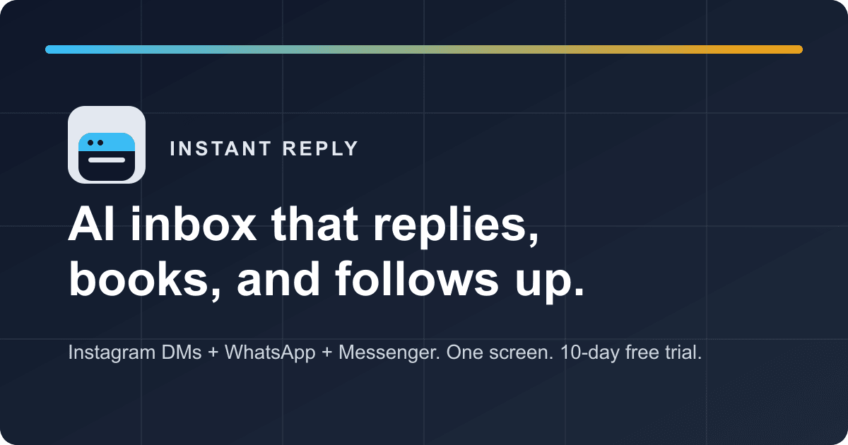 Instant Reply screenshot 1