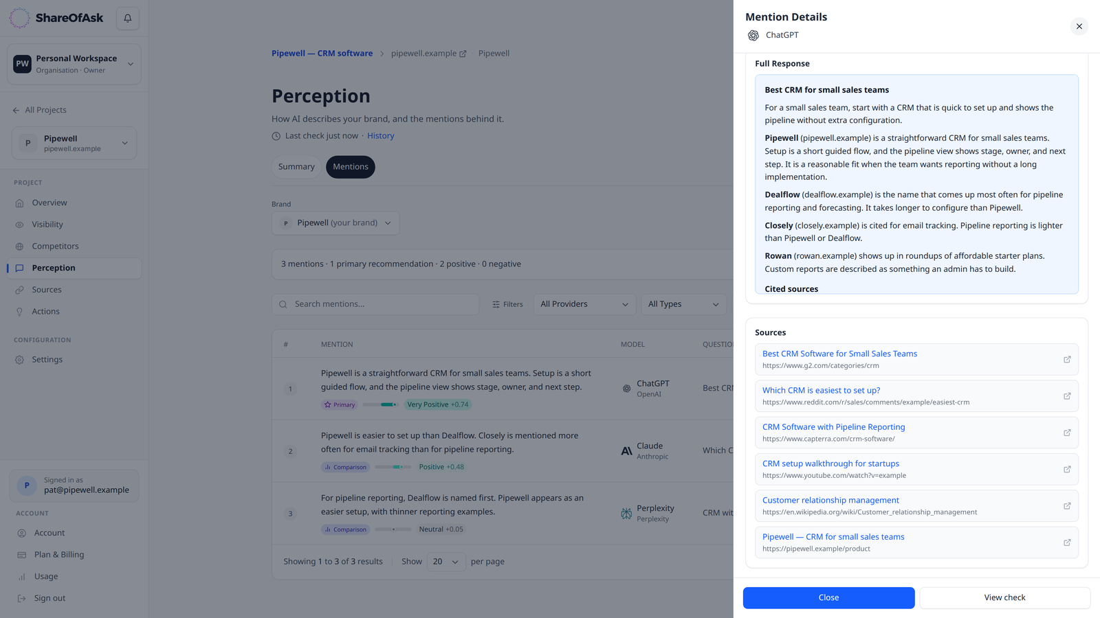 ShareOfAsk screenshot 3