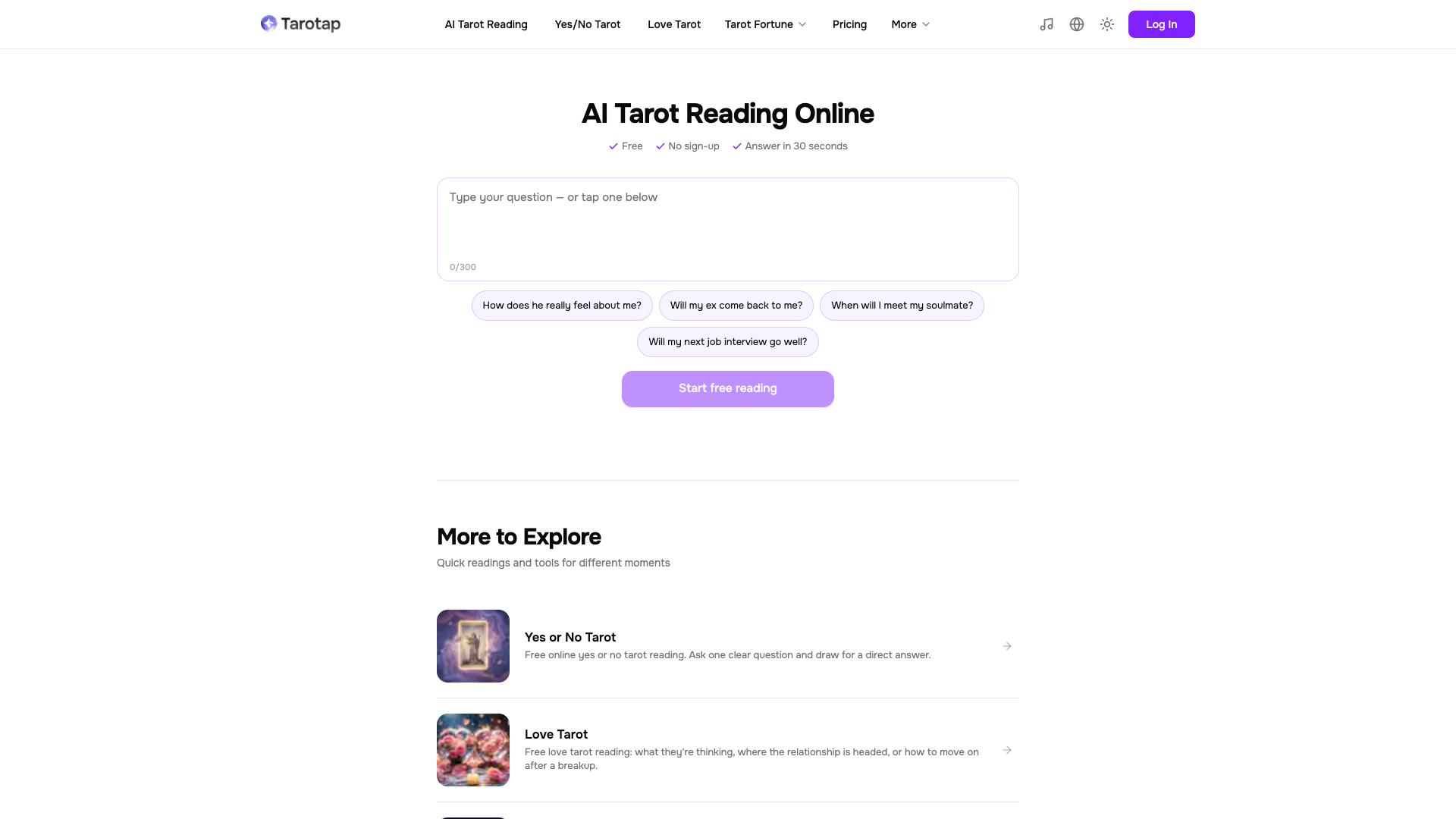 Tarotap screenshot 3