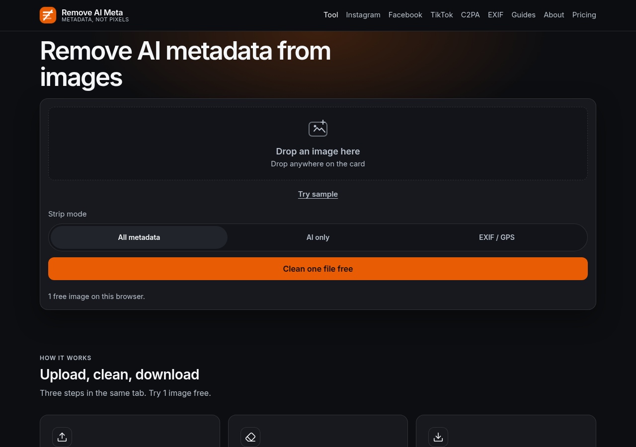 Remove AI Meta screenshot 1
