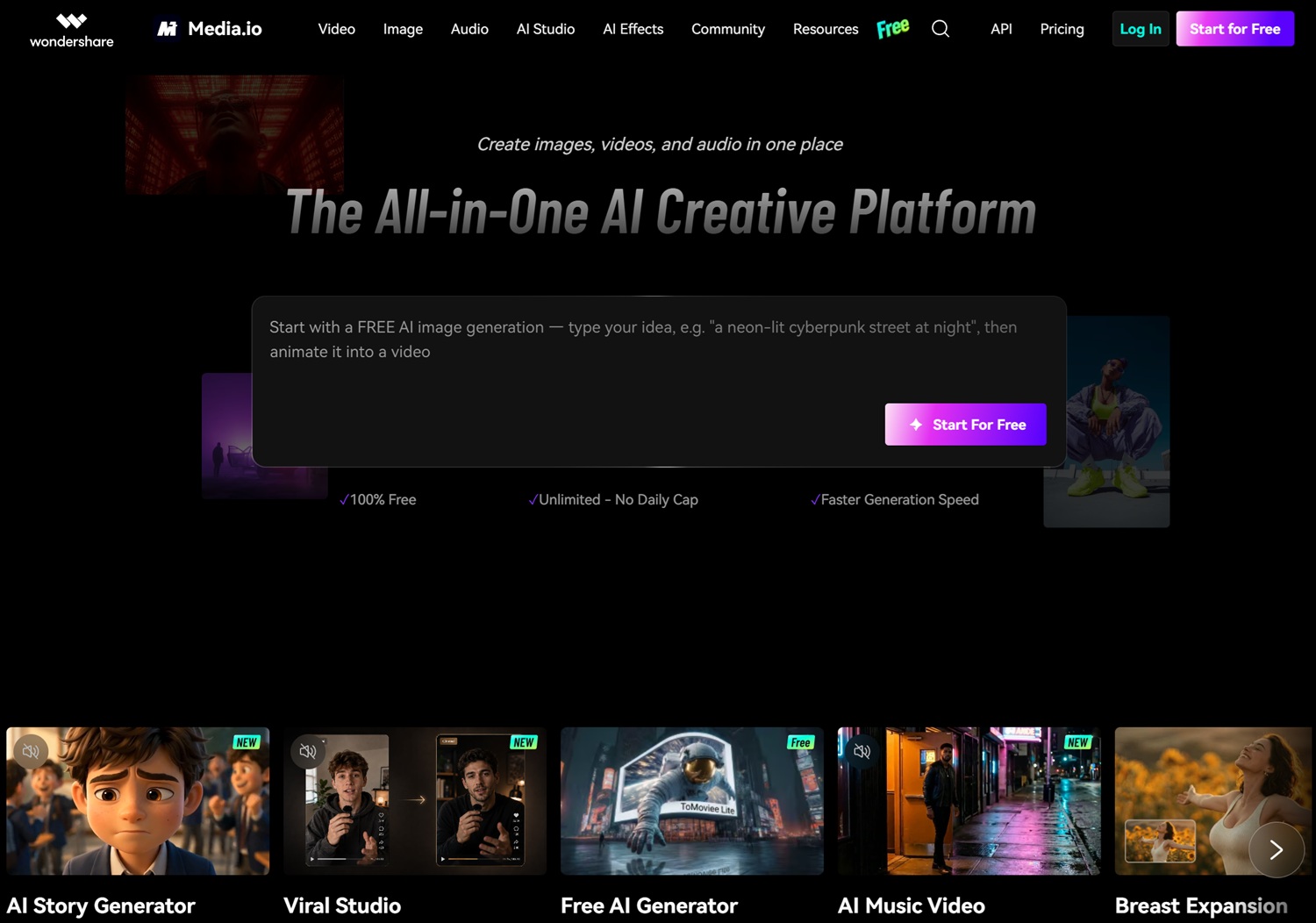 Media.io screenshot 1