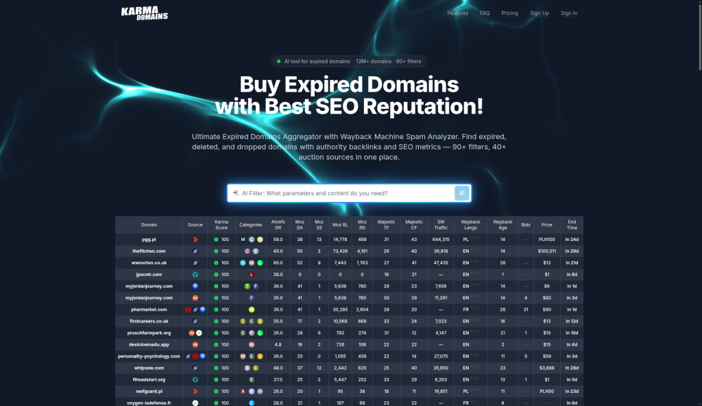 Karma.Domains screenshot 1
