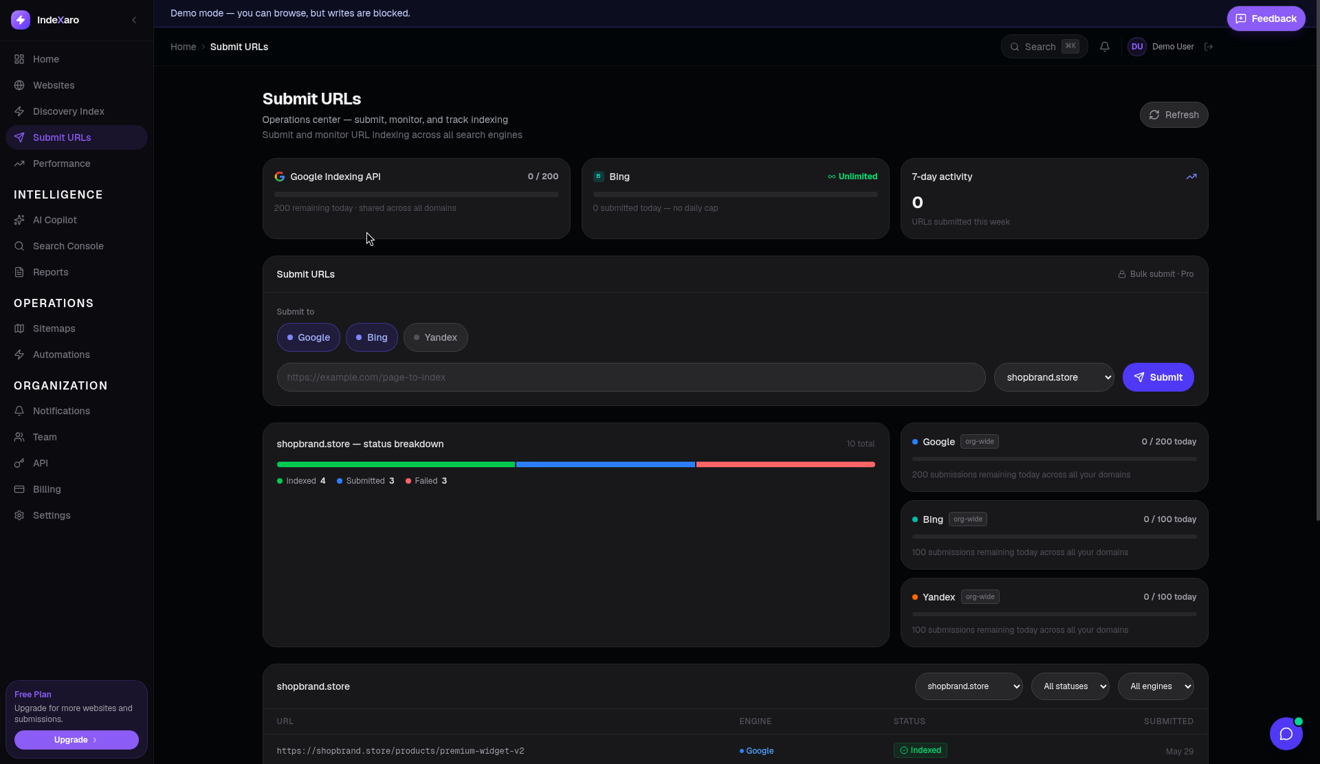 Indexaro screenshot 3